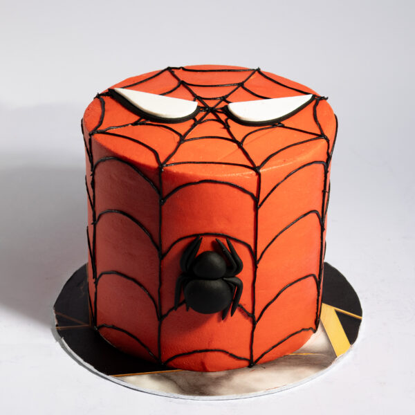 Classic Spiderman-inspired cake