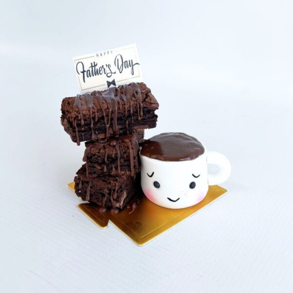 Brew & brownies stack
