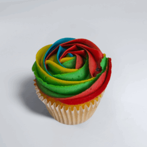Rainbow Nation Cupcake