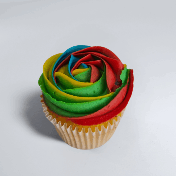 Rainbow Nation Cupcake