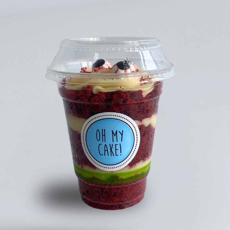 Spooky Gourmet Red Velvet Cup