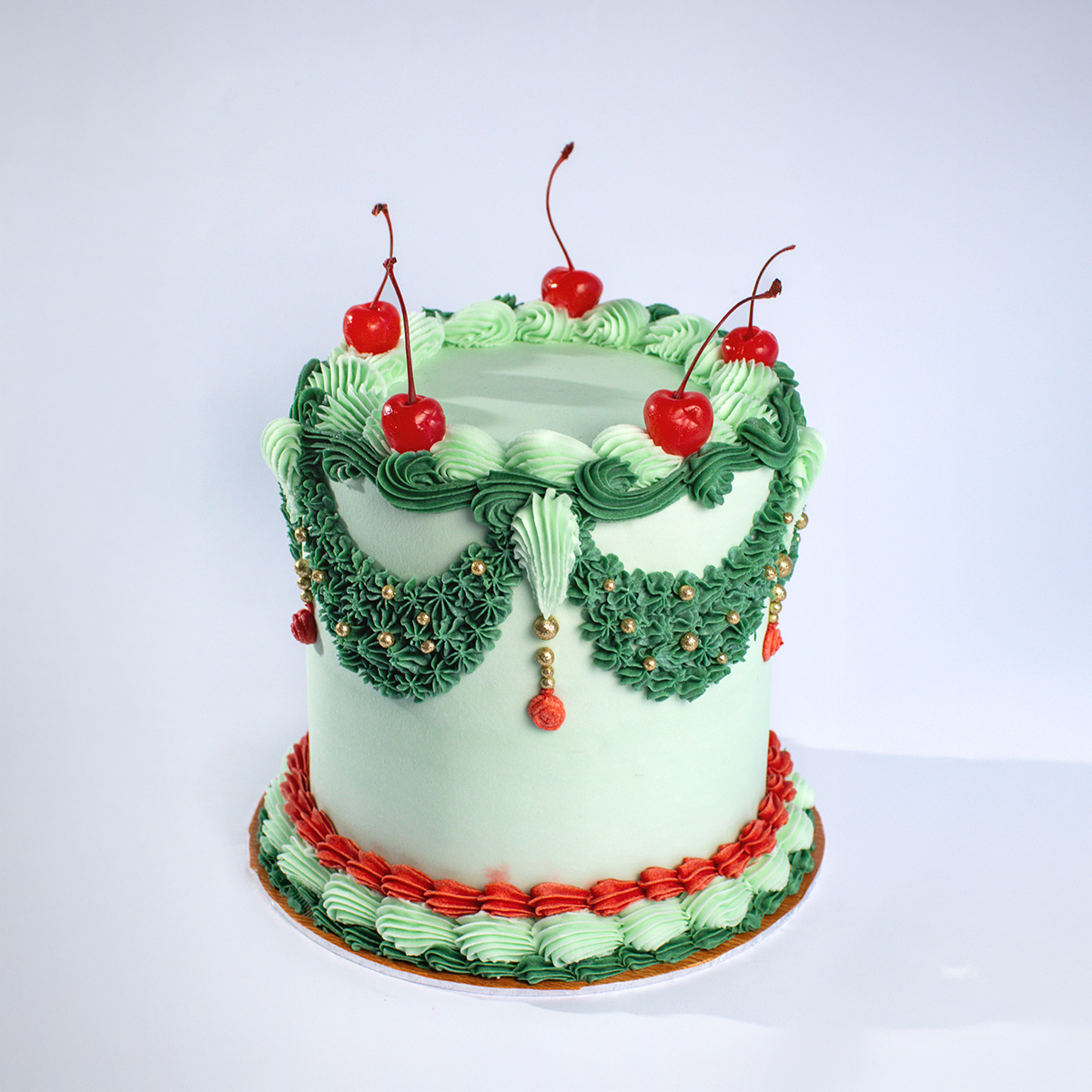 Vintage Cherry Dream Cake