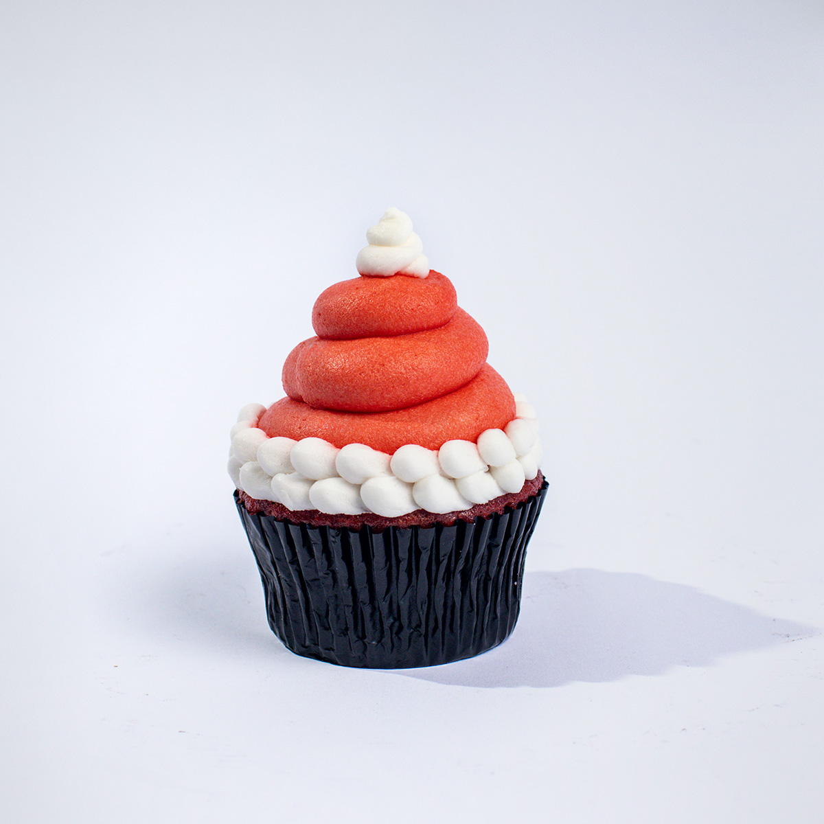 Santa's Hat Cupcake