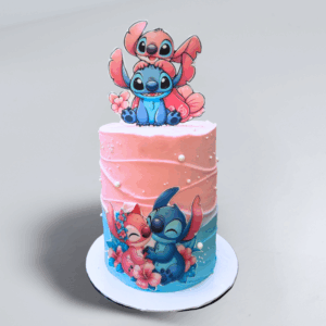 Stitch Angel inspired cake 2