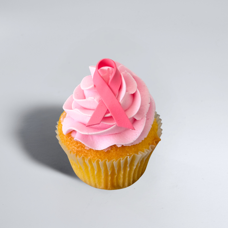 Pink Ribbon Cupcake - Image 2
