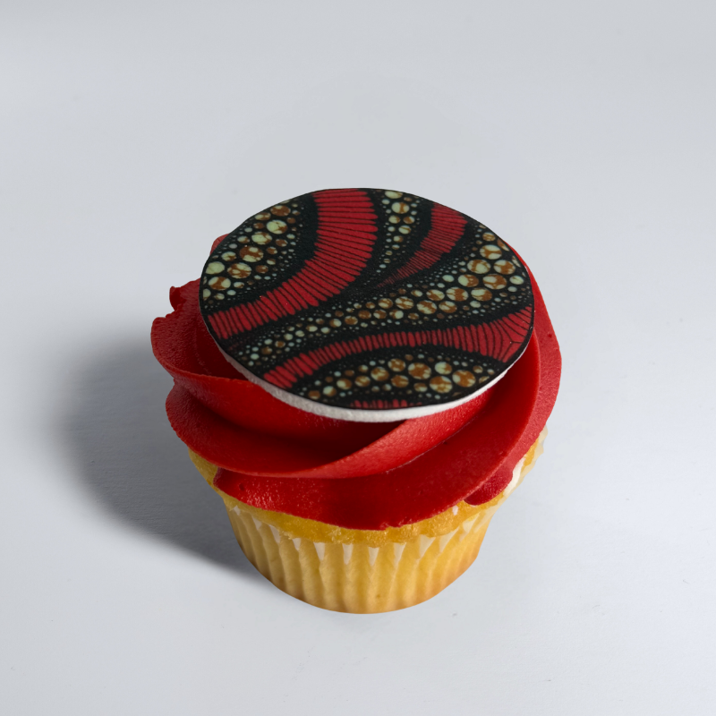 African Elegance Cupcake - Image 2